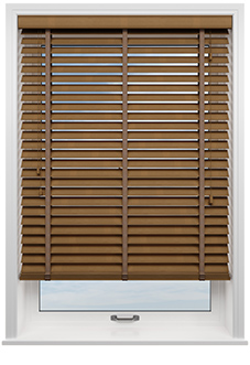 Kalmar Deluxe, Spanish Cedar - Motorised Venetian Blind